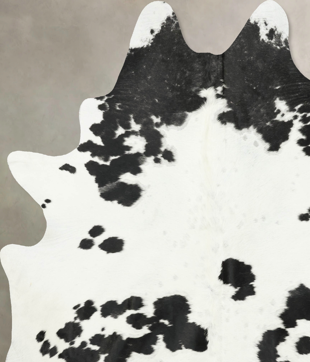 Black and White XX-Large Brazilian Cowhide Rug 8'6"H x 6'10"W #B16295 