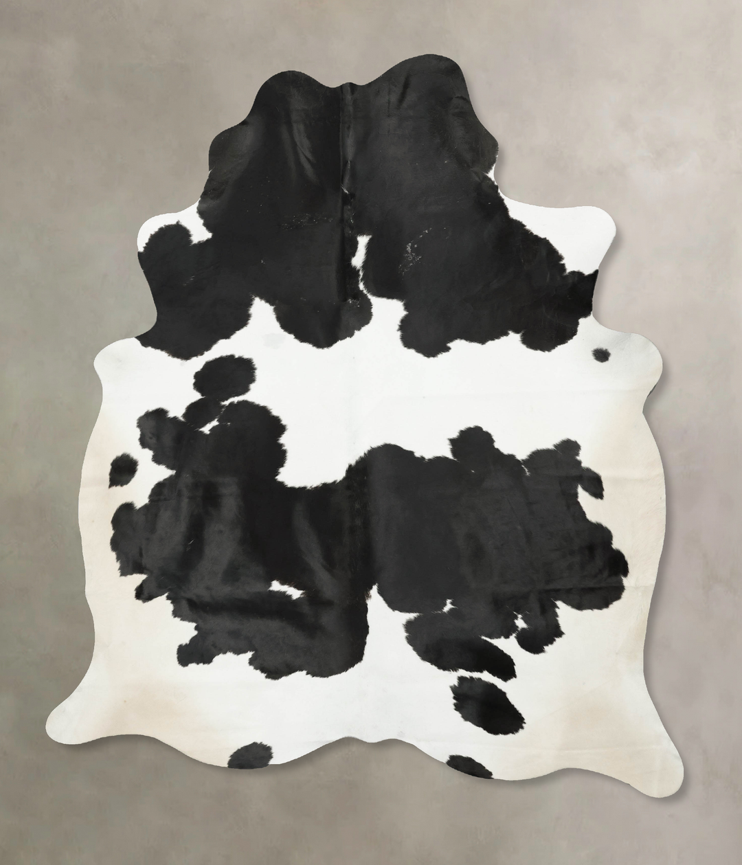 Black and White XX-Large Brazilian Cowhide Rug 8'6"H x 6'7"W #B16297 b