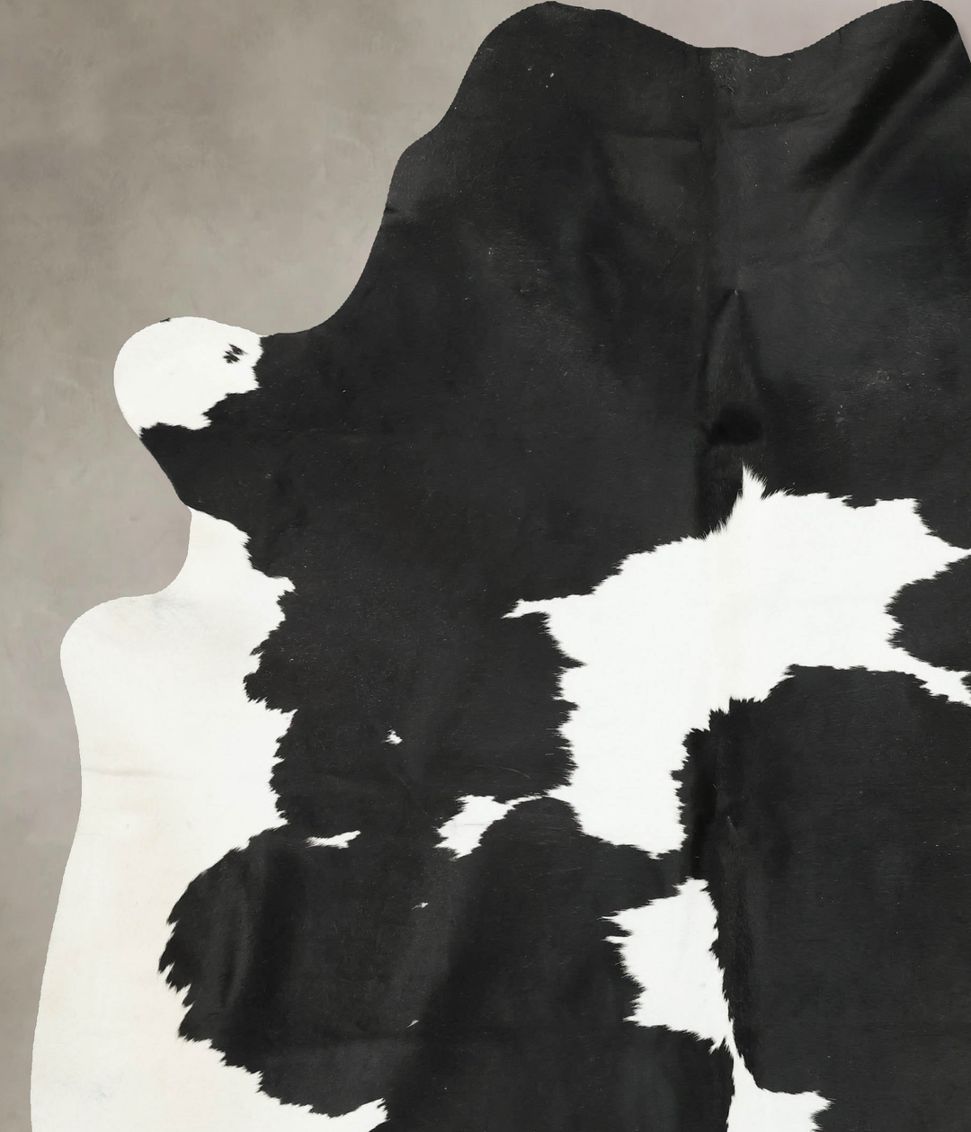 Black and White XX-Large Brazilian Cowhide Rug 9'0"H x 7'2"W #B16298 b