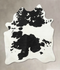 Black and White X-Large Brazilian Cowhide Rug 7'3