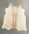 Grey with Beige Large Brazilian Cowhide Rug 5'10