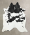 Black and White X-Large Brazilian Cowhide Rug 8'0