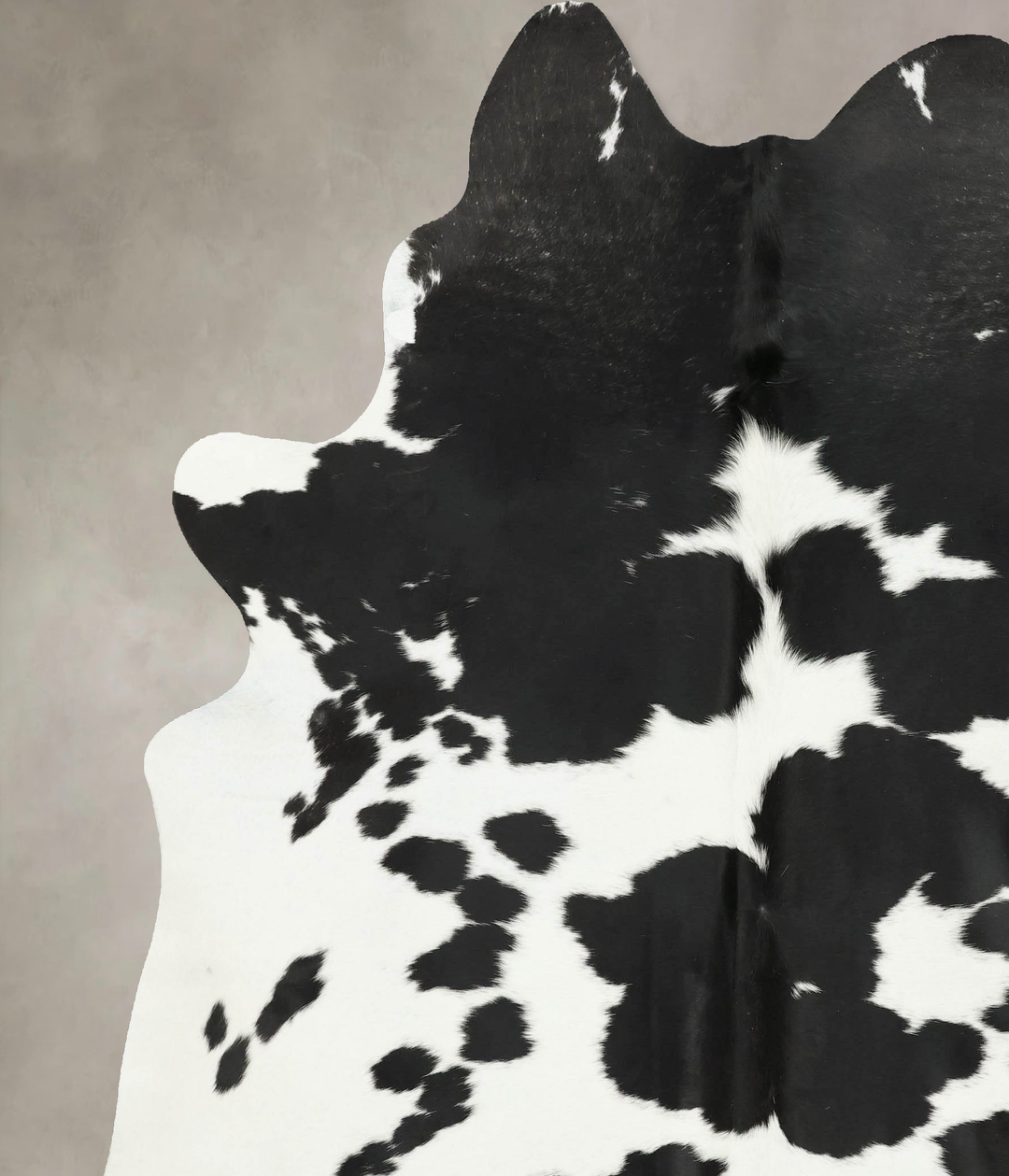 Black and White XX-Large Brazilian Cowhide Rug 8'5"H x 7'0"W #B16331 b