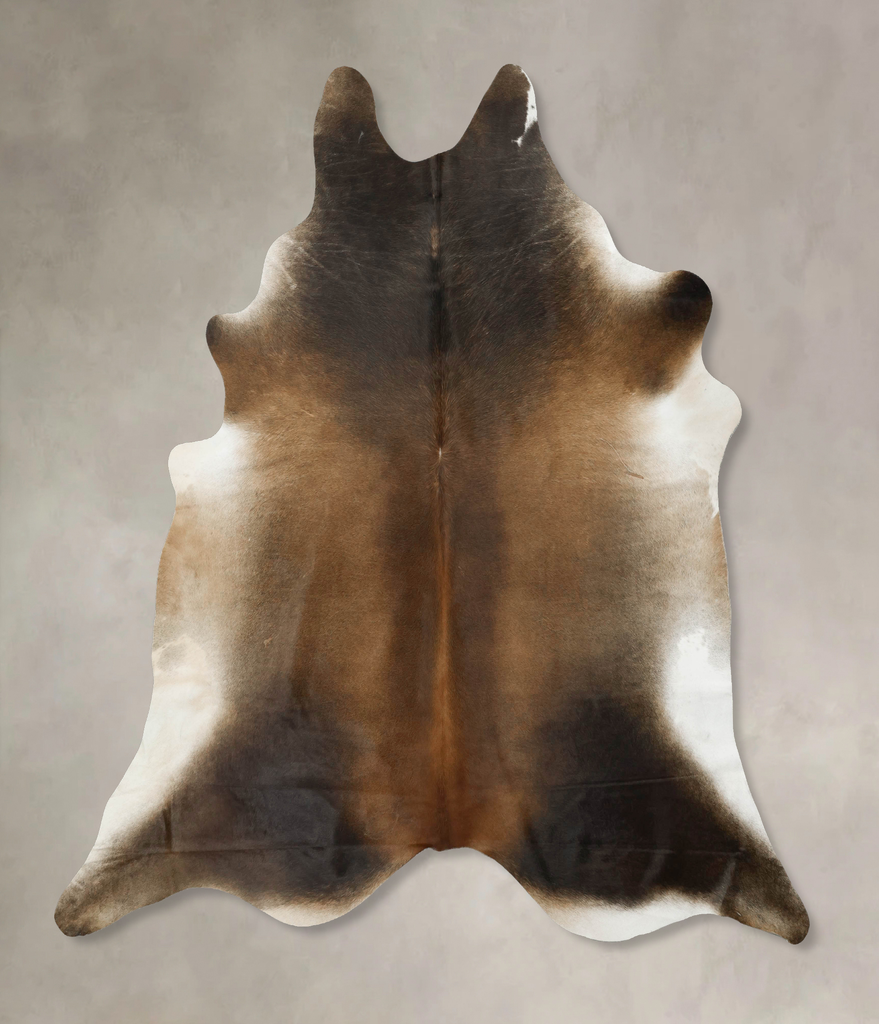 Chocolate XX-Large Brazilian Cowhide Rug 8'5"H x 7'9"W #B16333 by Hudson Hides