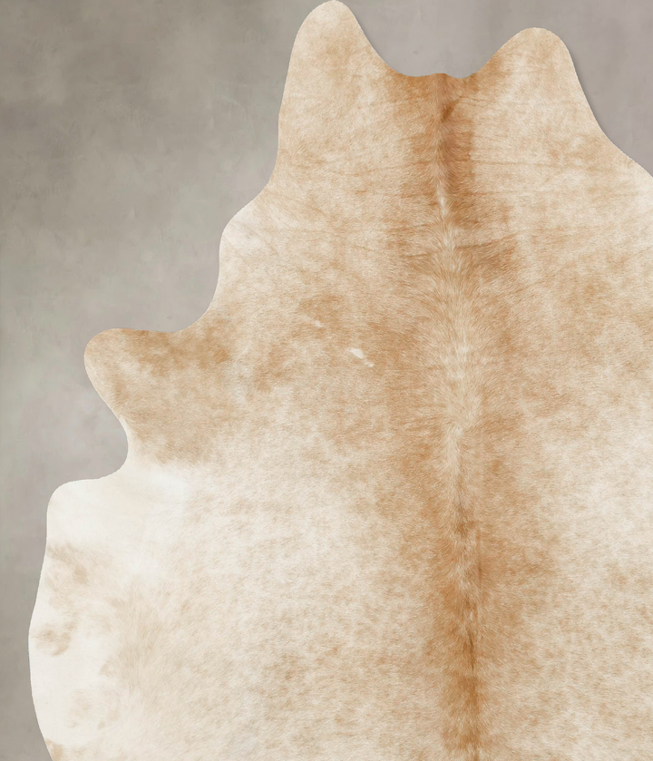 Palomino X-Large Brazilian Cowhide Rug 7'6"H x 6'6"W #B16343 by Hudson Hides