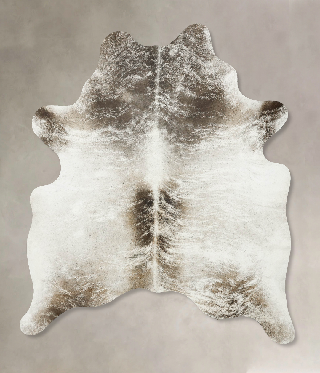 Grey Brindle X-Large Brazilian Cowhide Rug 7'3"H x 5'9"W #B16346 by Hu