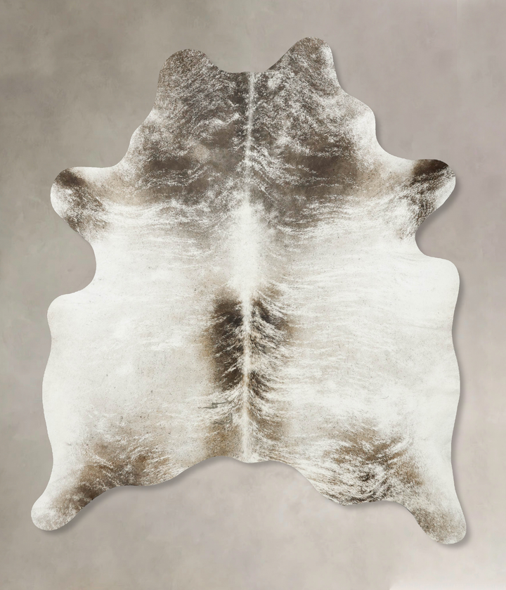 Grey Brindle X-Large Brazilian Cowhide Rug 7'3"H x 5'9"W #B16346 by Hudson Hides