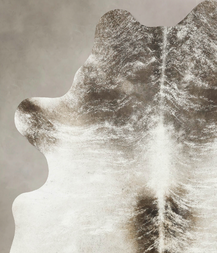 Grey Brindle X-Large Brazilian Cowhide Rug 7'3"H x 5'9"W #B16346 by Hudson Hides