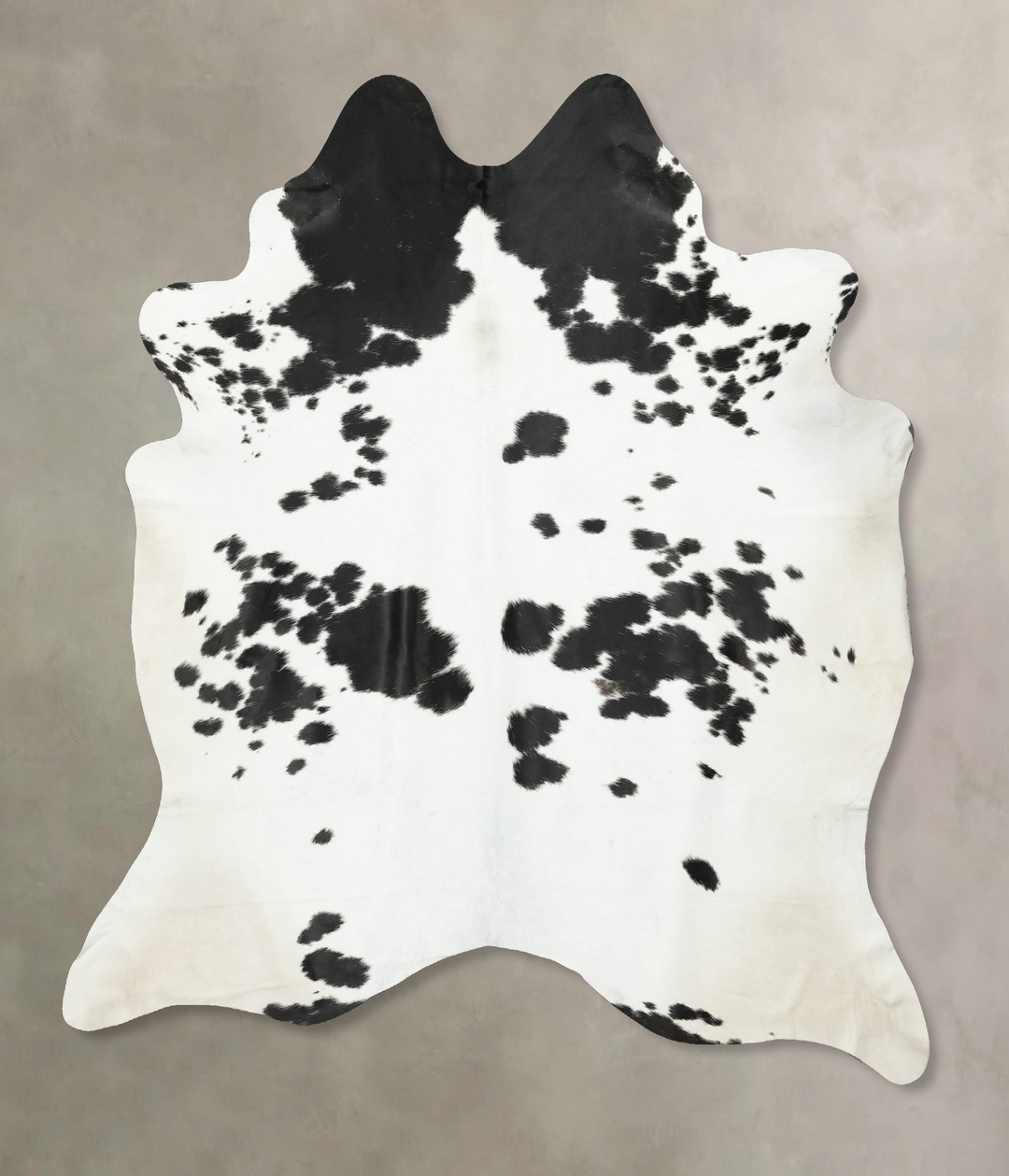 Black and White XX-Large Brazilian Cowhide Rug 8'5"H x 6'11"W #B16351 