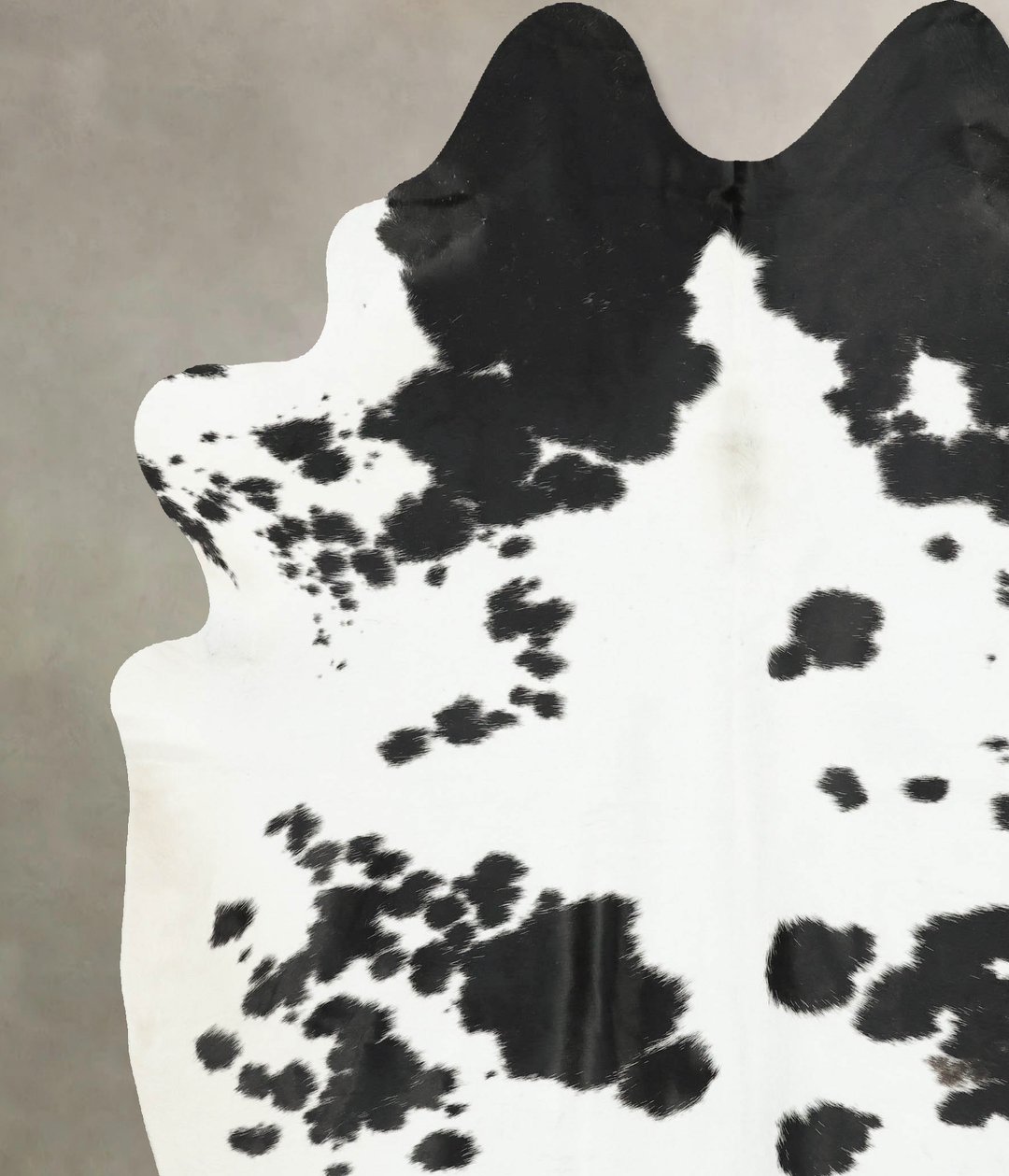 Black and White XX-Large Brazilian Cowhide Rug 8'5"H x 6'11"W #B16351 
