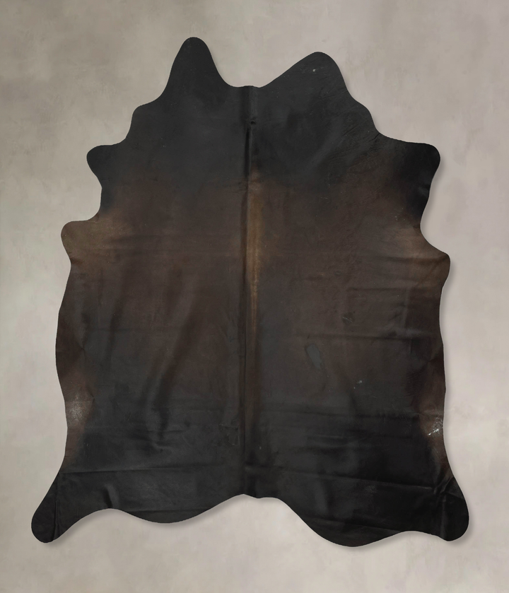 Chocolate XX-Large Brazilian Cowhide Rug 8'0"H x 7'0"W #B16356 by Hudson Hides