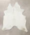 Ivory with Beige X-Large Brazilian Cowhide Rug 7'4