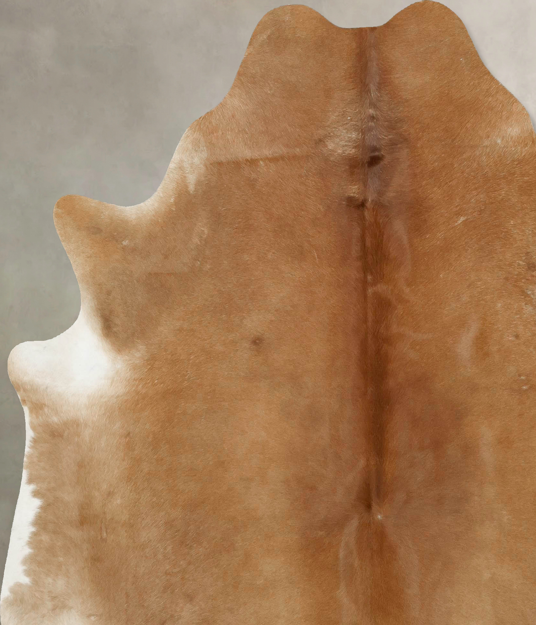 Beige X-Large Brazilian Cowhide Rug 7'5"H x 6'6"W #B16375 by Hudson Hi