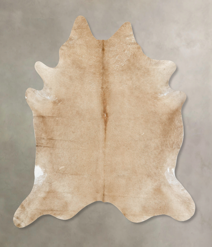 Palomino XX-Large Brazilian Cowhide Rug 7'10"H x 7'0"W #B16392 by Hudson Hides