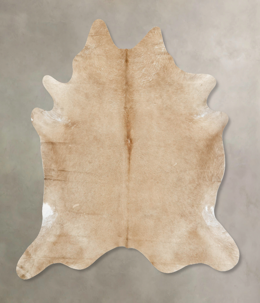 Palomino XX-Large Brazilian Cowhide Rug 7'10"H x 7'0"W #B16392 by Hudson Hides