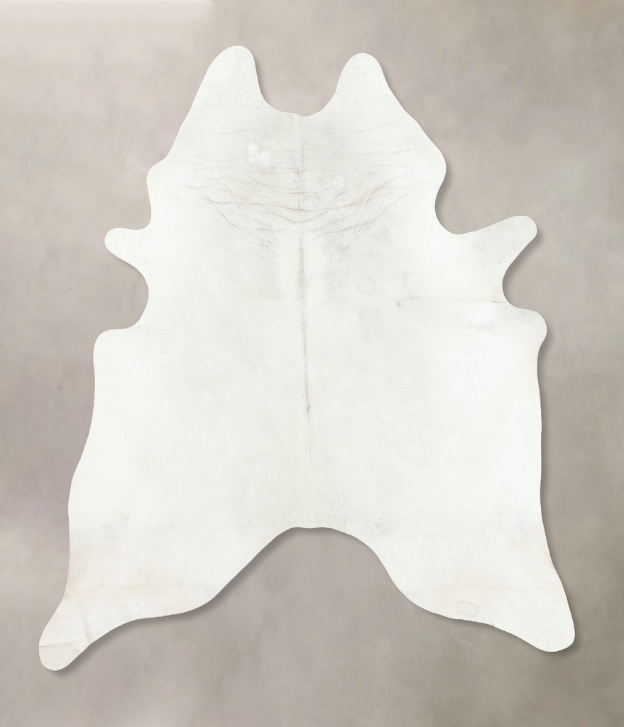 Light Grey XX-Large Brazilian Cowhide Rug 8'1"H x 6'7"W #B16396 by Hudson Hides