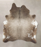 Taupe X-Large Brazilian Cowhide Rug 6'11