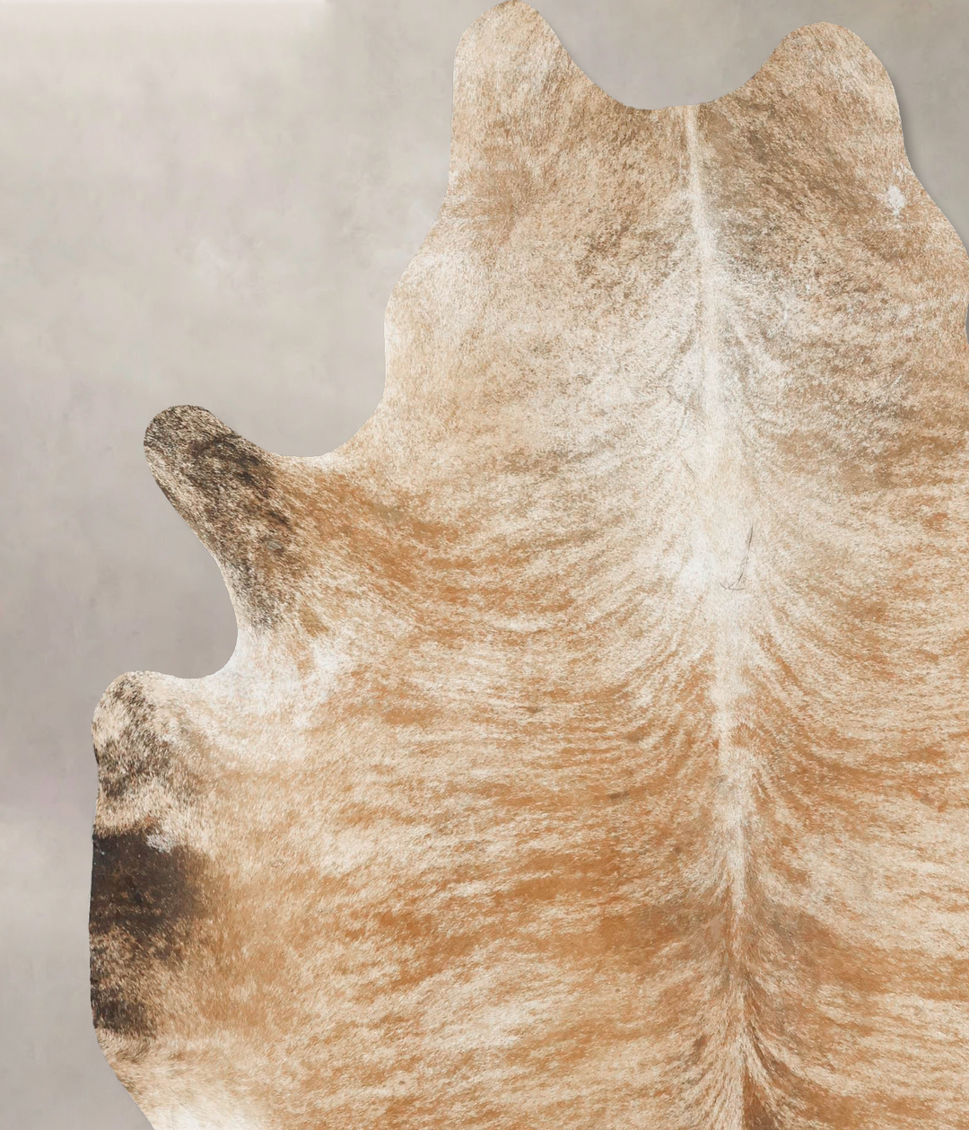 Light Brindle X-Large Brazilian Cowhide Rug 7'5"H x 6'4"W #B16420 by H