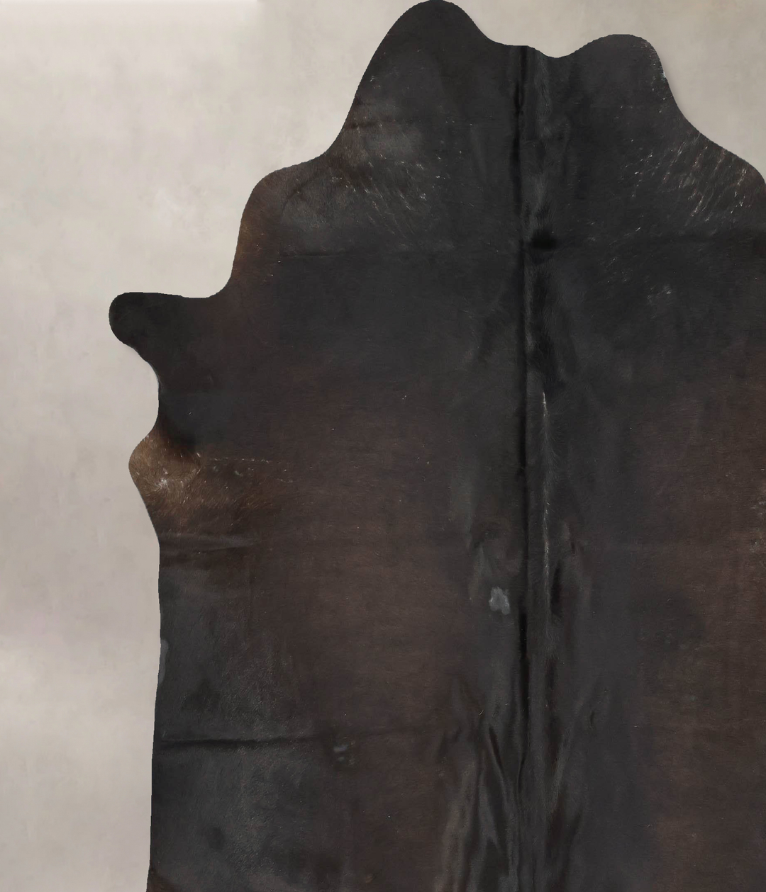 Chocolate XX-Large Brazilian Cowhide Rug 7'9"H x 7'3"W #B16442 by Huds