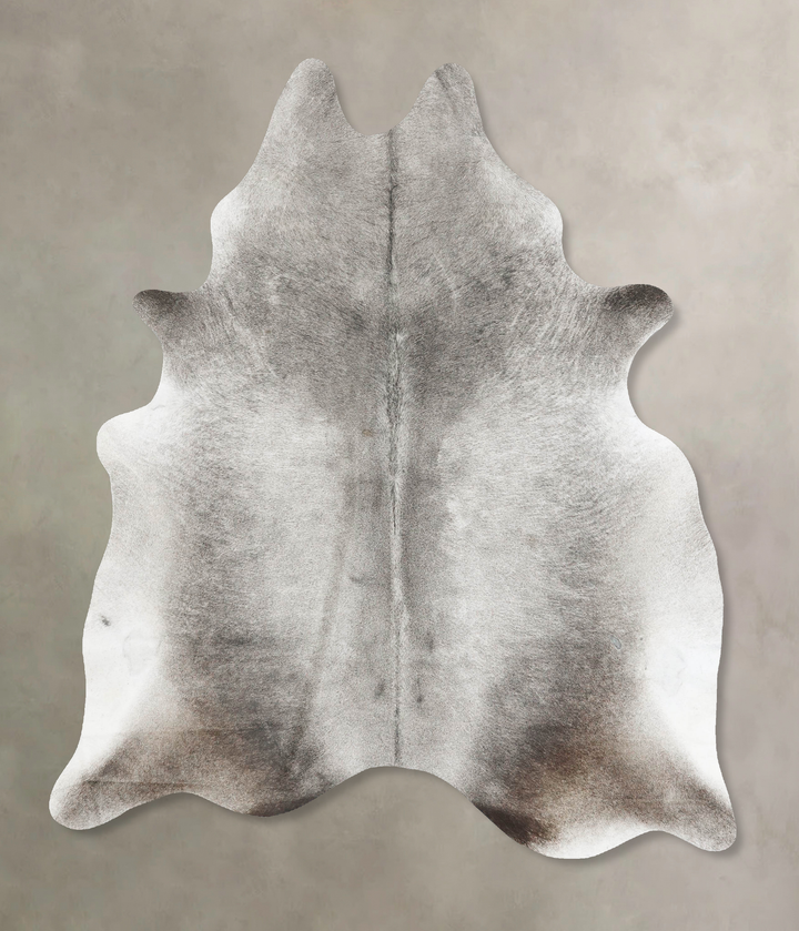 Medium Grey X-Large Brazilian Cowhide Rug 7'3"H x 5'9"W #B16449 by Hudson Hides