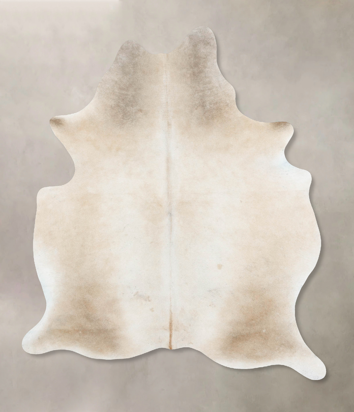 Grey with Beige X-Large Brazilian Cowhide Rug 7'4"H x 5'6"W #B16451 by Hudson Hides