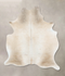 Grey with Beige X-Large Brazilian Cowhide Rug 7'4