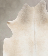 Grey with Beige X-Large Brazilian Cowhide Rug 7'4"H x 5'6"W #B16451 by Hudson Hides
