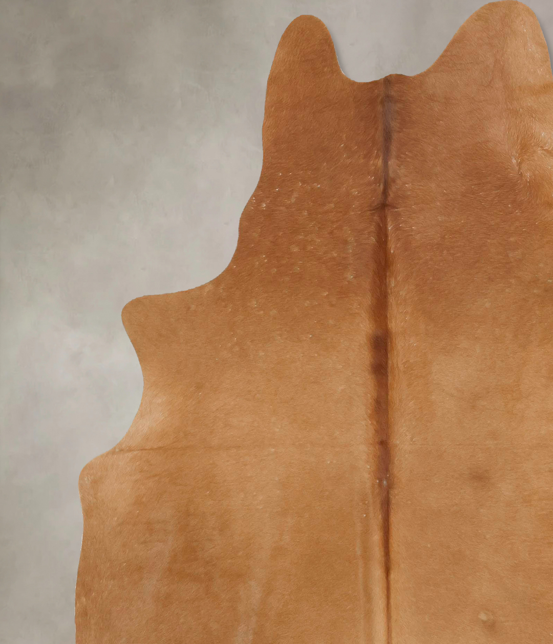 Beige X-Large Brazilian Cowhide Rug 7'1"H x 6'3"W #B16468 by Hudson Hi