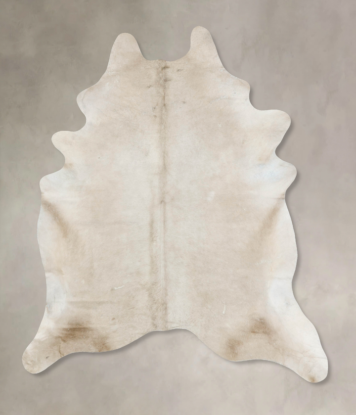 Taupe XX-Large Brazilian Cowhide Rug 8'7"H x 6'8"W #B16477 by Hudson Hides