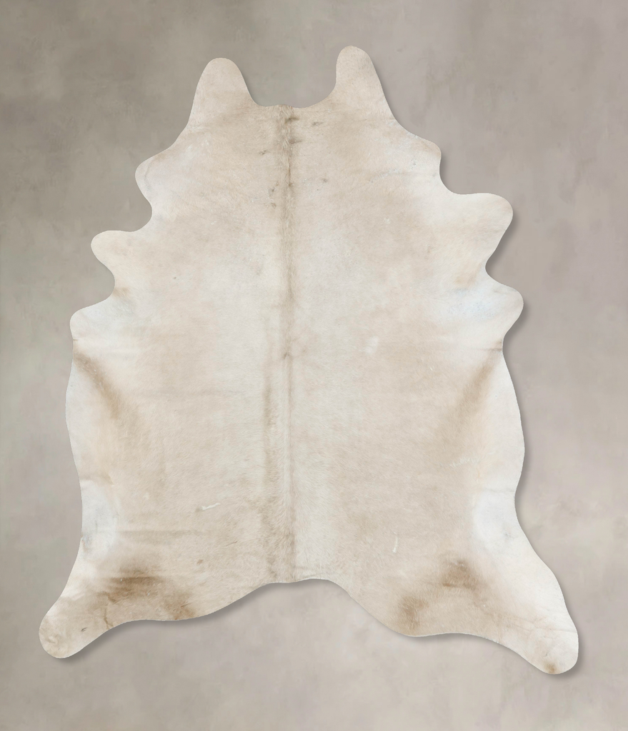 Taupe XX-Large Brazilian Cowhide Rug 8'7"H x 6'8"W #B16477 by Hudson Hides
