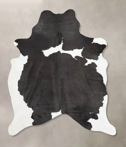 Black and White Cowhide Rug #B16478