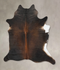Chocolate X-Large Brazilian Cowhide Rug 7'4