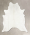 Ivory with Beige X-Large Brazilian Cowhide Rug 6'11