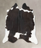 Black and White X-Large Brazilian Cowhide Rug 6'8