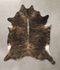 Dark Brindle XX-Large Brazilian Cowhide Rug 8'0