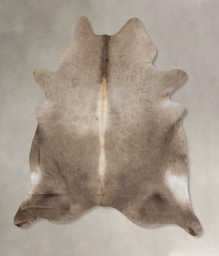 Taupe XX-Large Brazilian Cowhide Rug 8'4"H x 6'11"W #B16496 by Hudson Hides