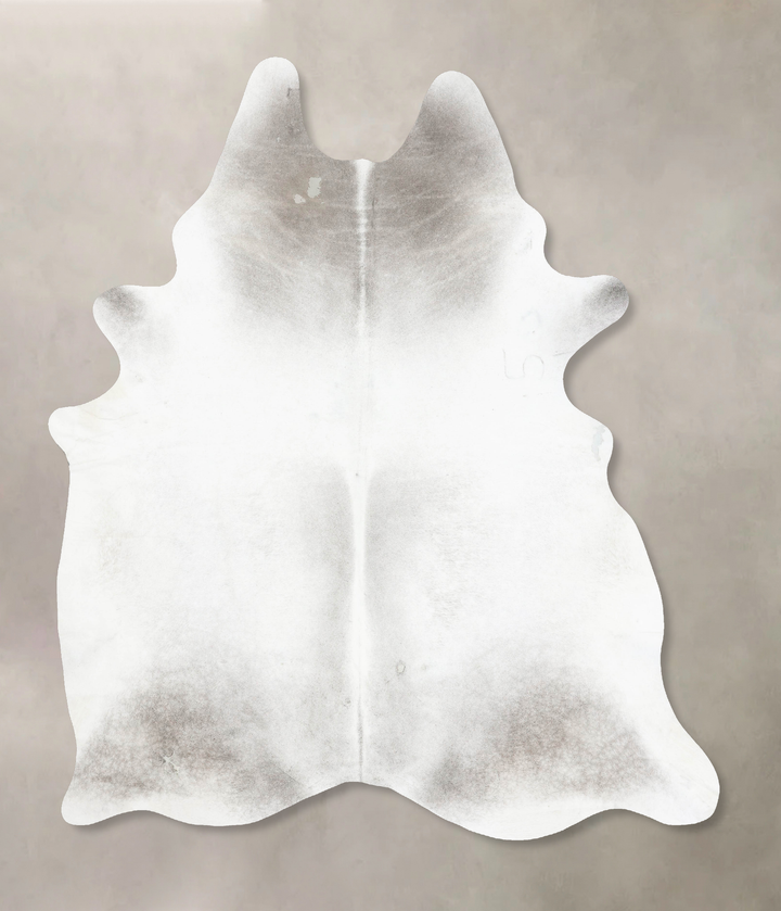 Light Grey XX-Large Brazilian Cowhide Rug 9'0"H x 7'3"W #B16500 by Hudson Hides