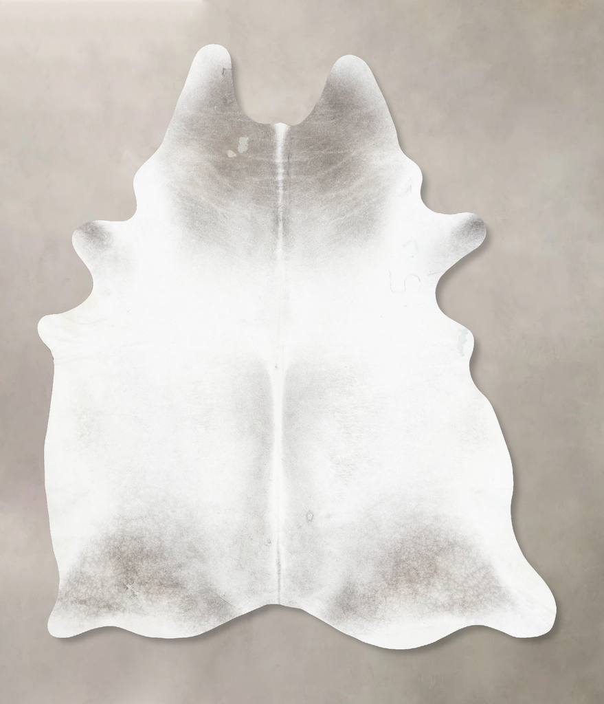 Light Grey XX-Large Brazilian Cowhide Rug 9'0"H x 7'3"W #B16500 by Hudson Hides