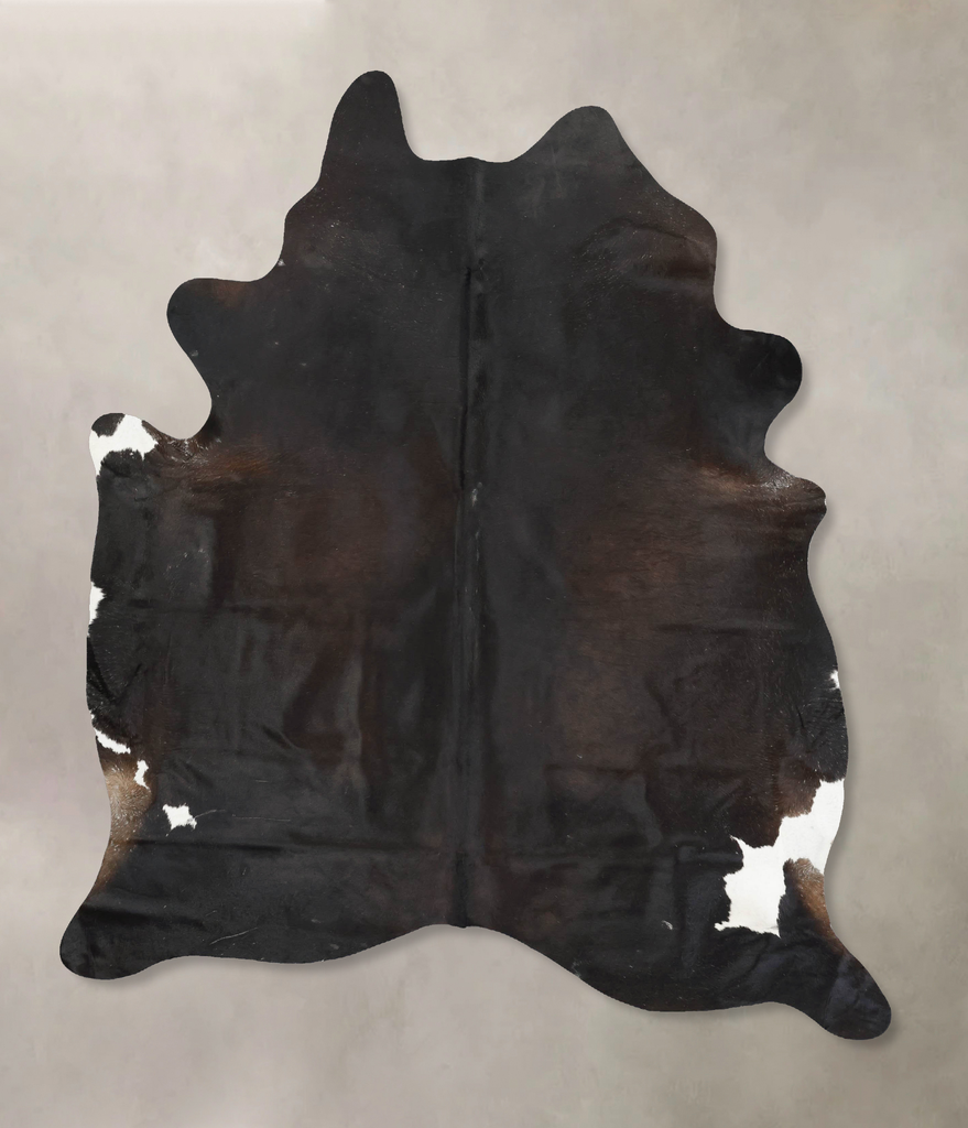 Chocolate XX-Large Brazilian Cowhide Rug 8'2"H x 6'5"W #B16502 by Hudson Hides