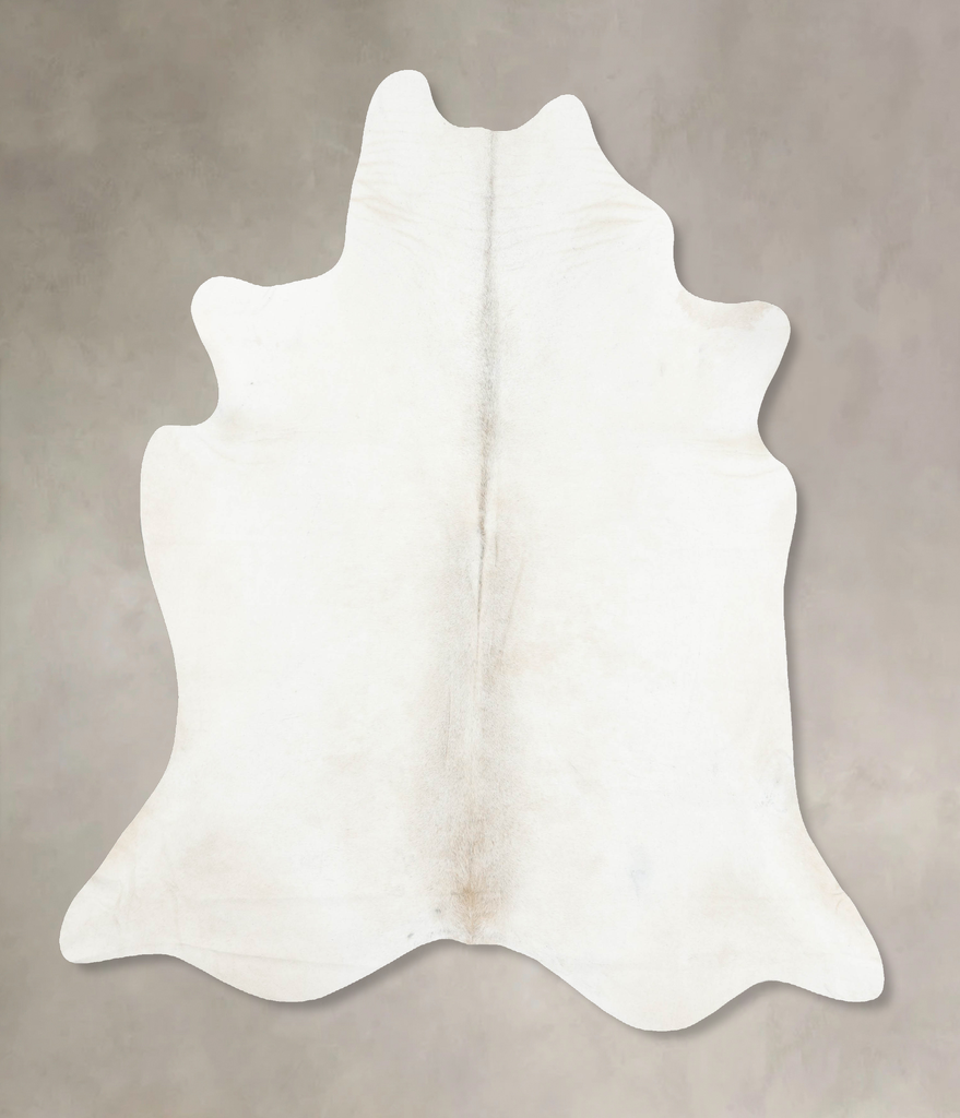 Light Grey XX-Large Brazilian Cowhide Rug 7'10"H x 6'10"W #B16504 by Hudson Hides