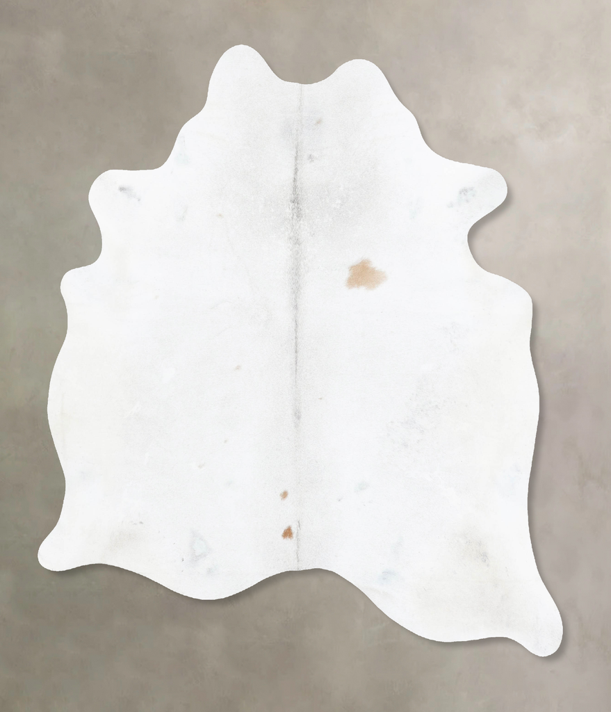Grey with Beige X-Large Brazilian Cowhide Rug 6'10"H x 6'0"W #B16512 by Hudson Hides