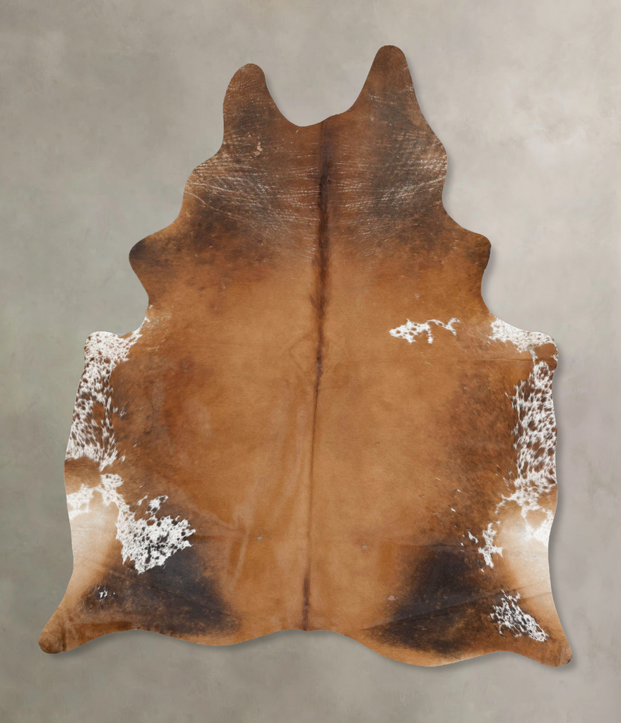 Warm Caramel XX-Large Brazilian Cowhide Rug 7'11"H x 6'6"W #B16551 by Hudson Hides