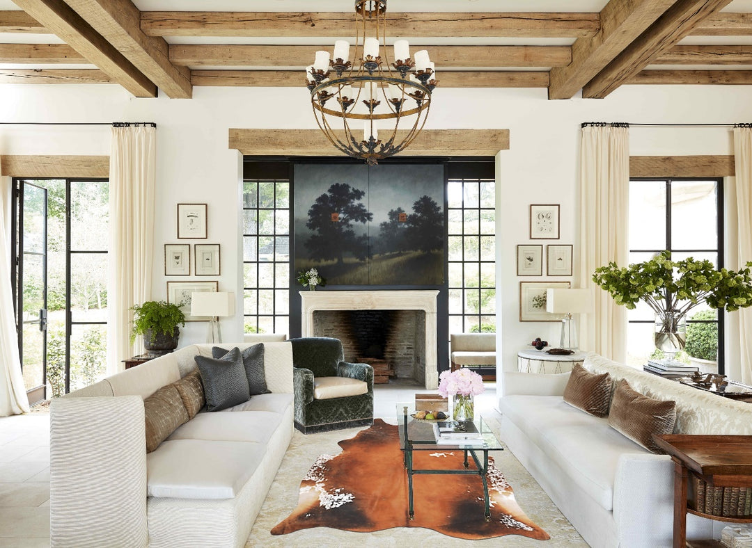 Warm Caramel XX-Large Brazilian Cowhide Rug 7'11"H x 6'6"W #B16551 by 