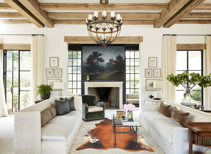 Warm Caramel XX-Large Brazilian Cowhide Rug 7'11"H x 6'6"W #B16551 by Hudson Hides