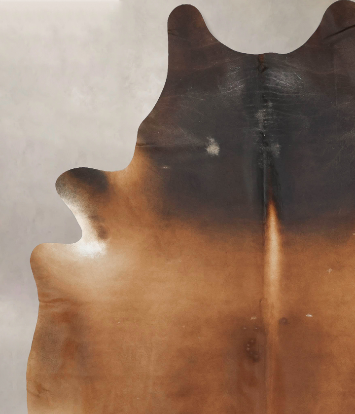 Warm Caramel XX-Large Brazilian Cowhide Rug 9'2"H x 6'10"W #B16555 by Hudson Hides