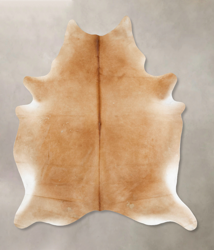 Beige XX-Large Brazilian Cowhide Rug 8'5"H x 6'3"W #B16559 by Hudson Hides