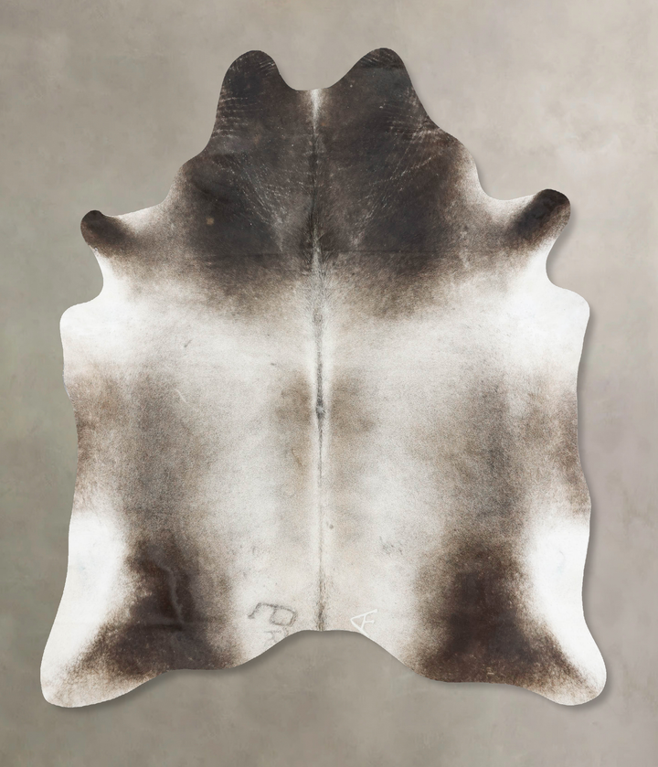 Medium Grey X-Large Brazilian Cowhide Rug 7'5"H x 6'5"W #B16566 by Hudson Hides