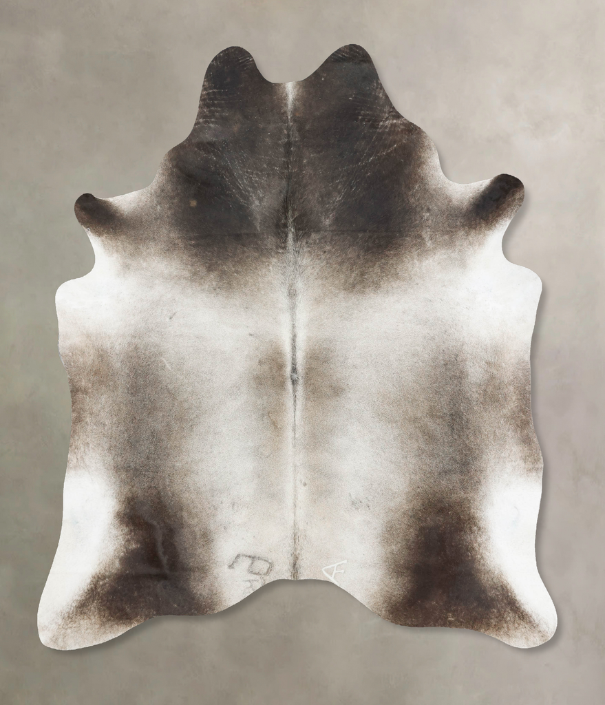 Medium Grey X-Large Brazilian Cowhide Rug 7'5"H x 6'5"W #B16566 by Hudson Hides