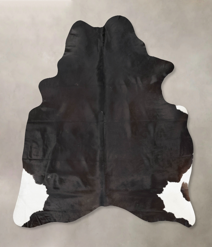 Black and White XX-Large Brazilian Cowhide Rug 8'2"H x 6'7"W #B16568 by Hudson Hides