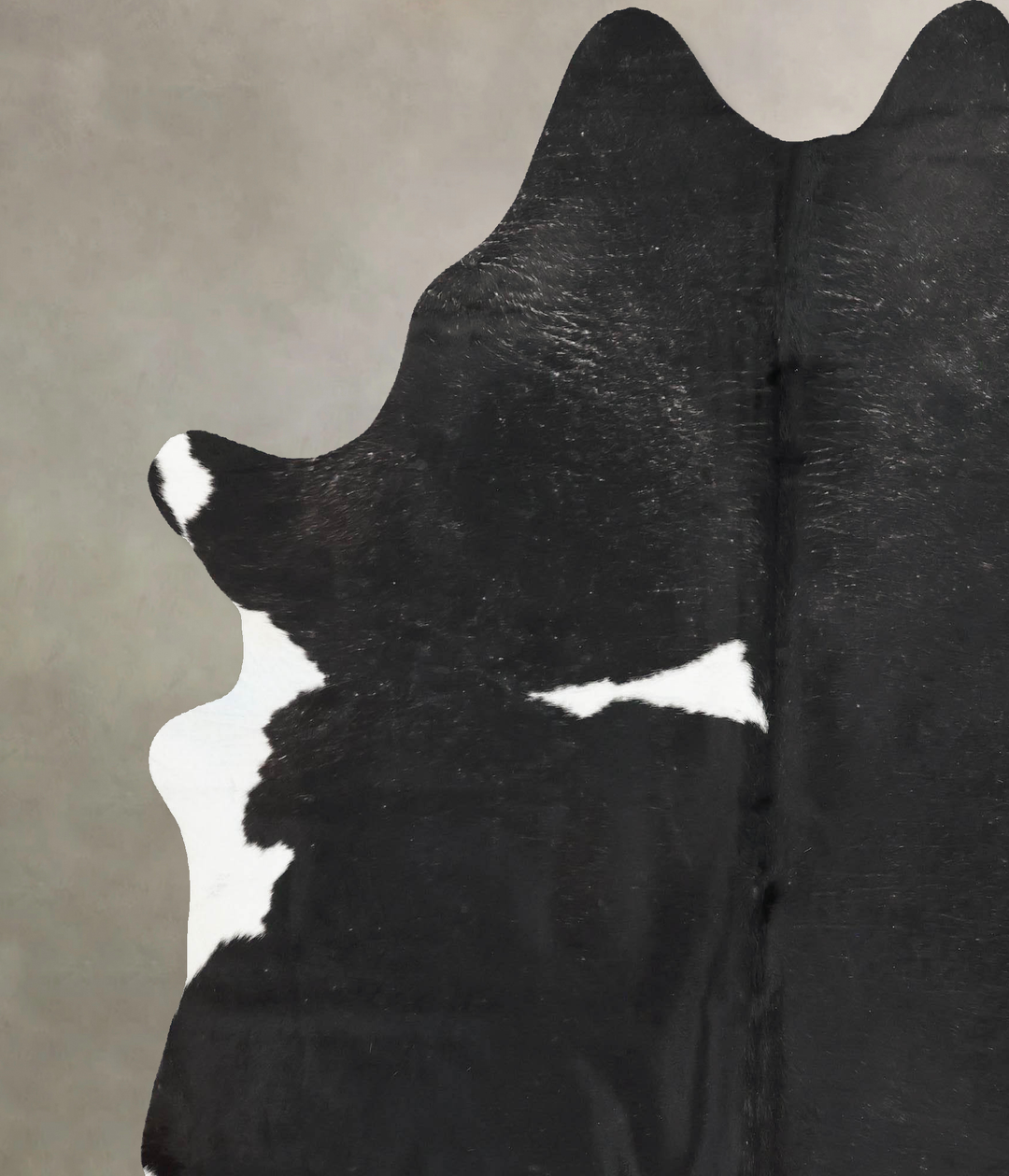 Black and White XX-Large Brazilian Cowhide Rug 7'11"H x 6'8"W #B16584 